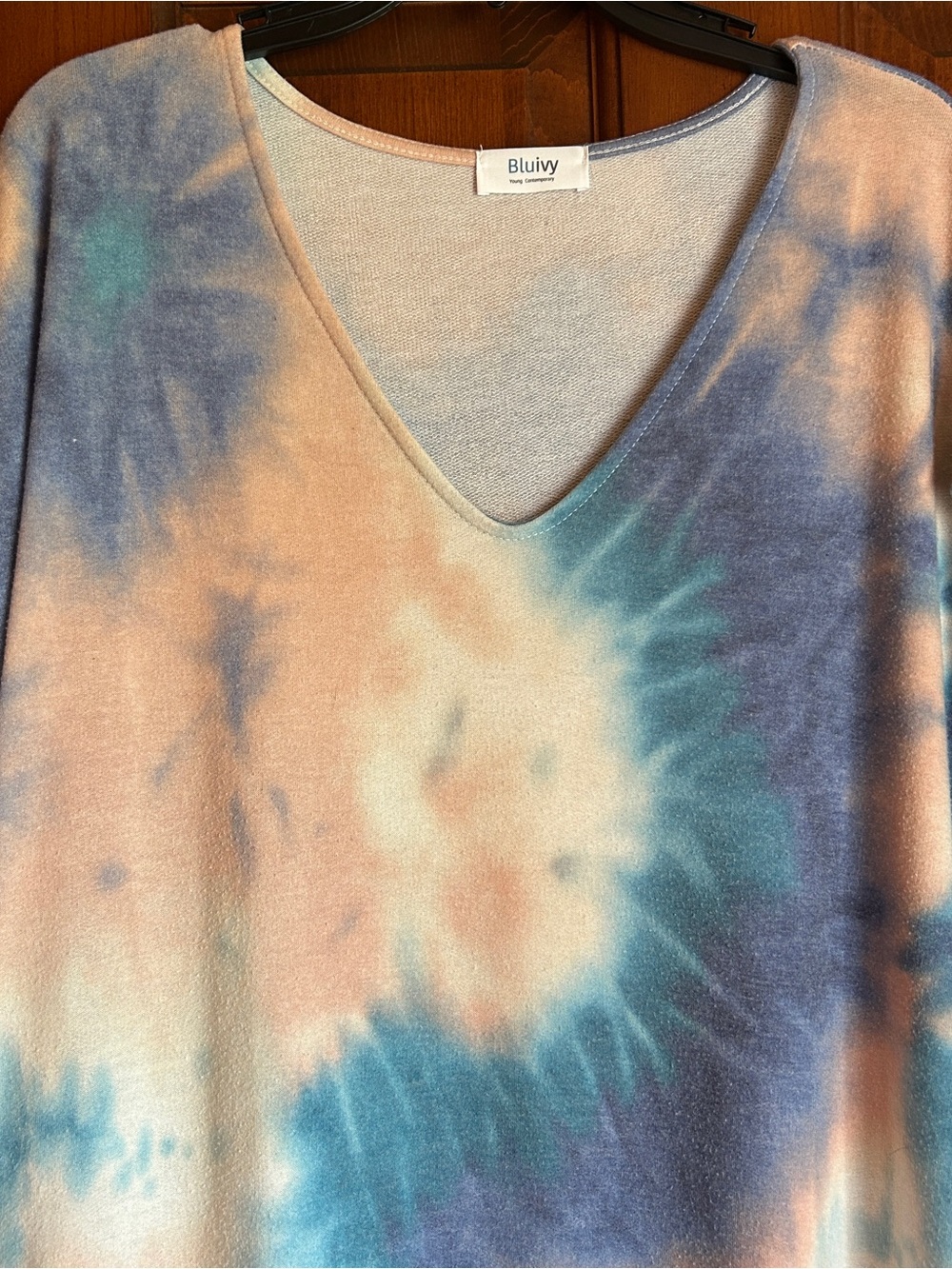 Blu Ivy Young Contemporary Tie-Dye Maxi Dress/Swim Cover Up - Size XL, 1X & 2X